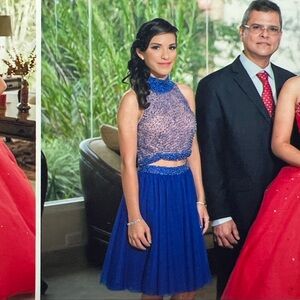 Elegant Royal Blue Sherri Hill Prom Dress